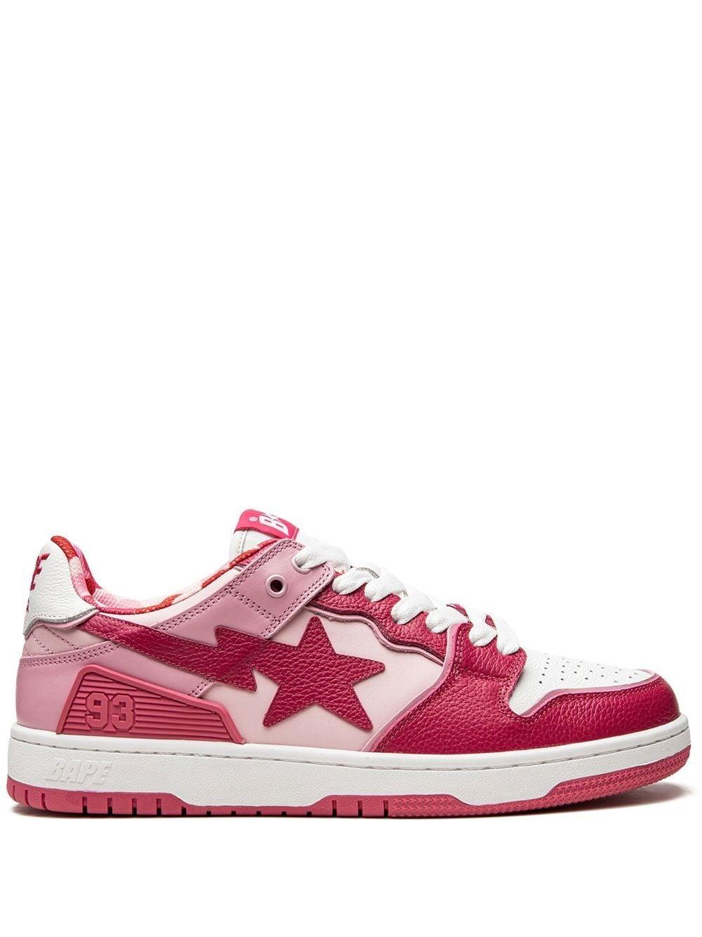 A Bathing Ape Sk8 Sta #2 M2 Sneakers in Pink for Men | Lyst