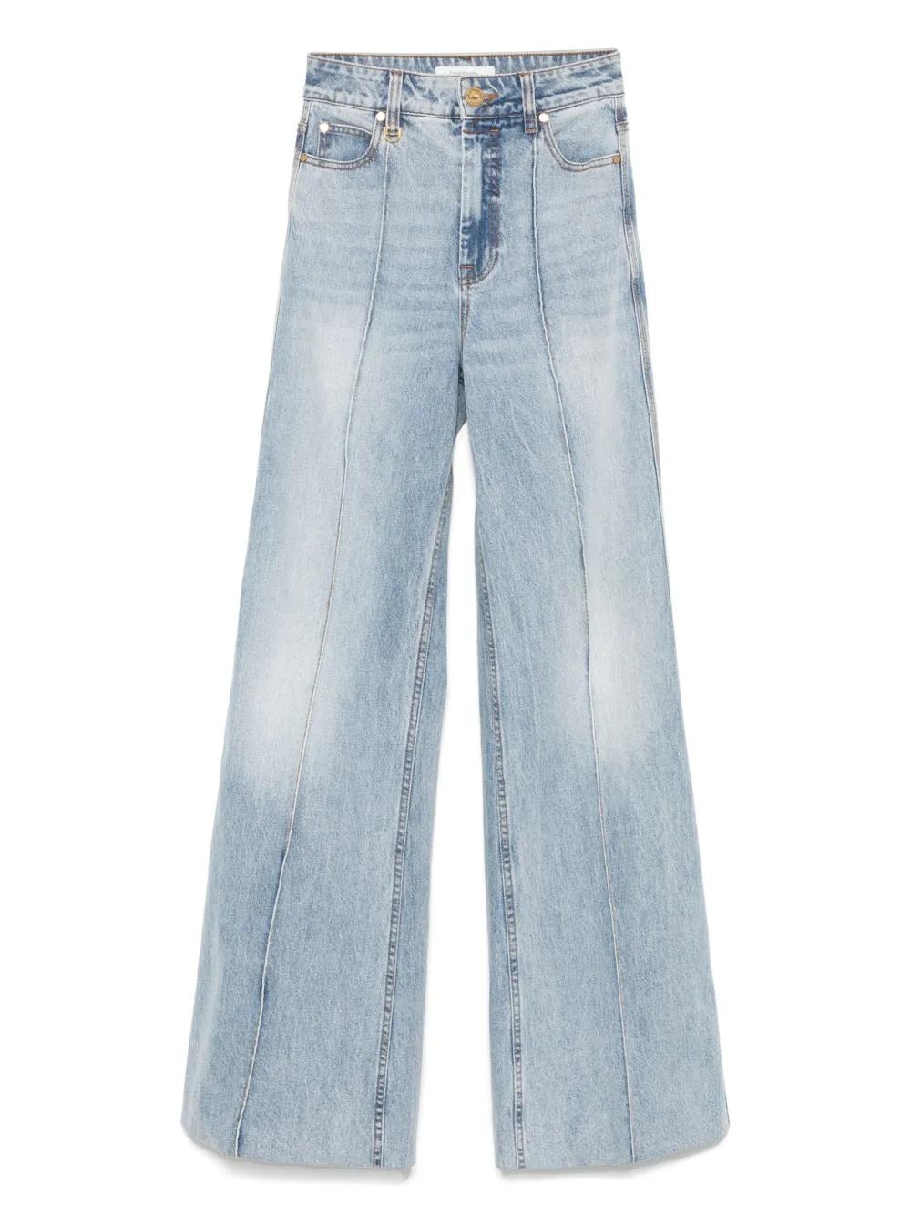 ショートパンツ ZIMMERMANN Women Pants 1803 ARS255 LTBLWCFL LIGHT BLUE WATER ZIMMERMANN Lucky braided denim shorts | NET-A-PORTER