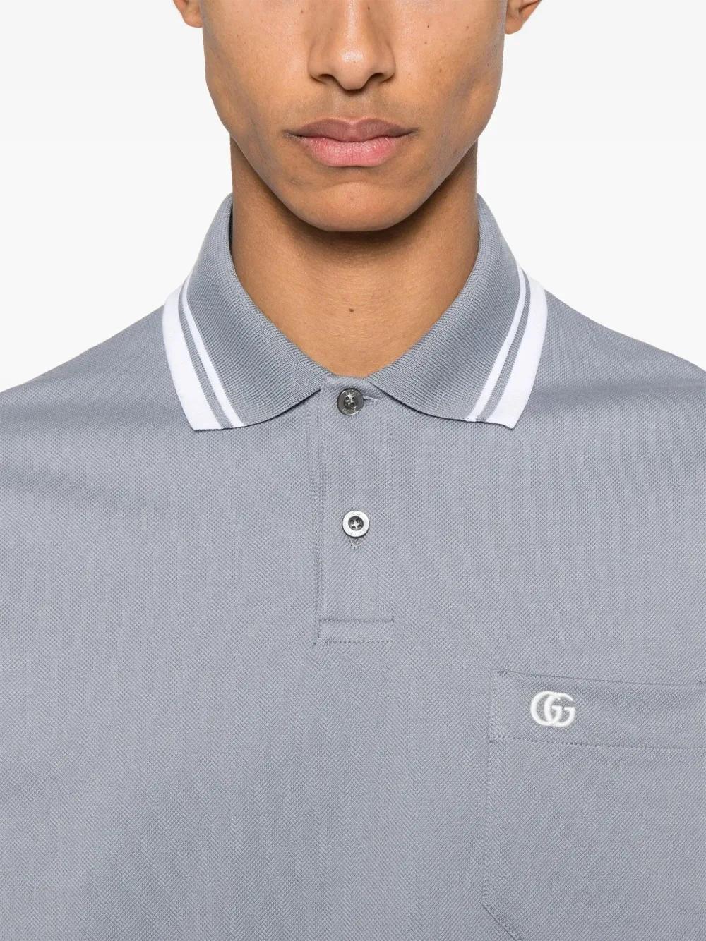 GUCCI 水色 ストライプポロシャツ 今日特価】Gucci 24SS カラーブロックストライプナップキャップ