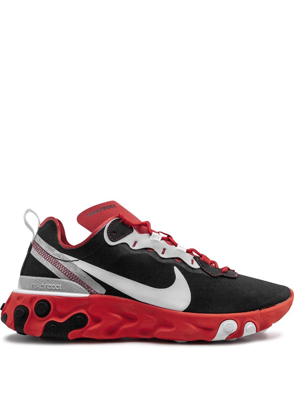 Nike Suede React Element 55 Sneakers In Red For Men Save 19 Lyst