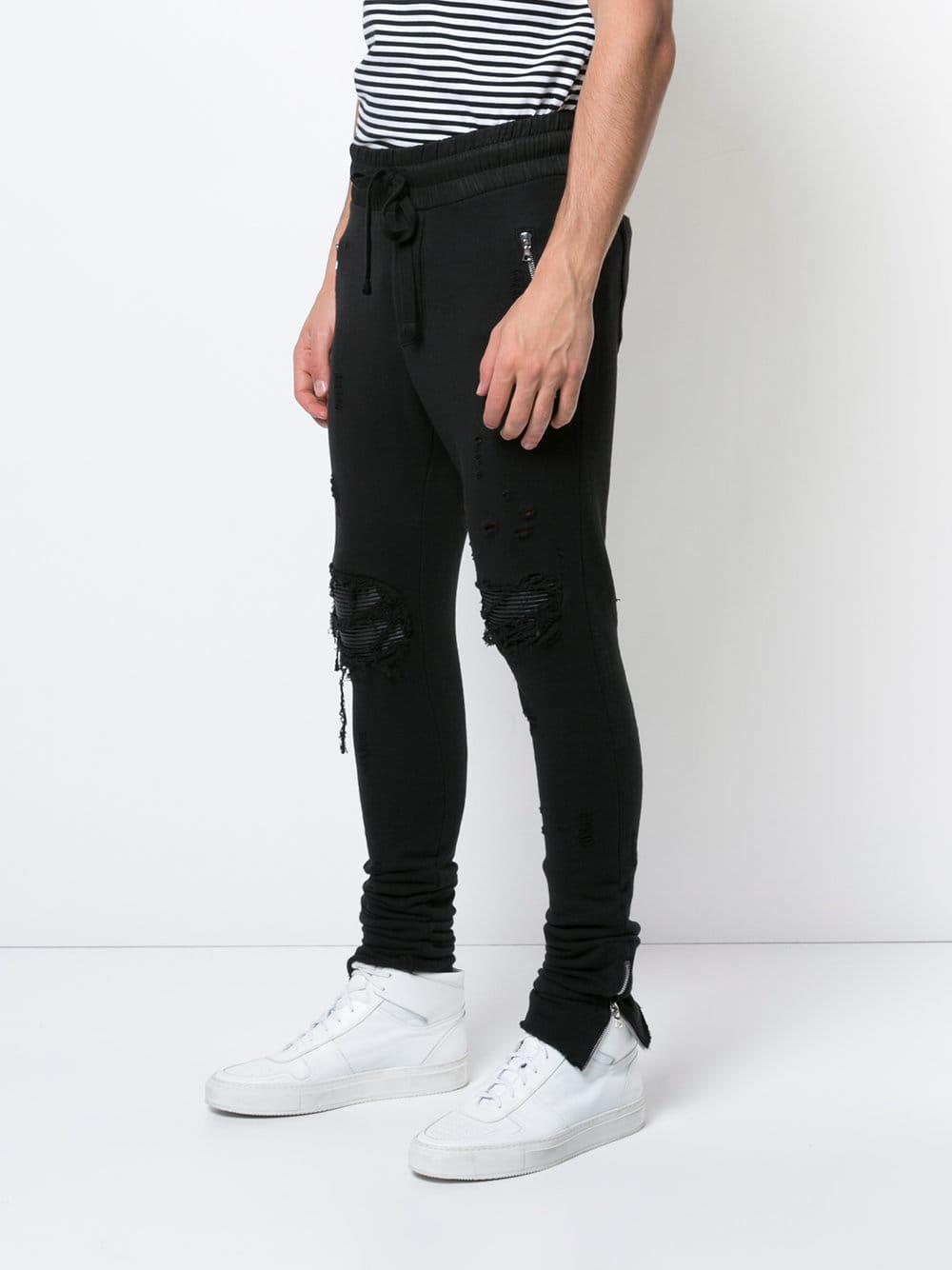Amiri Cotton Mx1 Sweatpants in Black for Men - Lyst