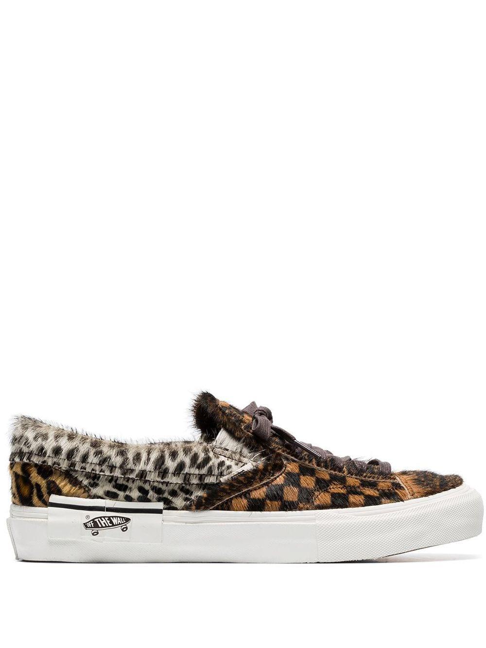furry brown vans