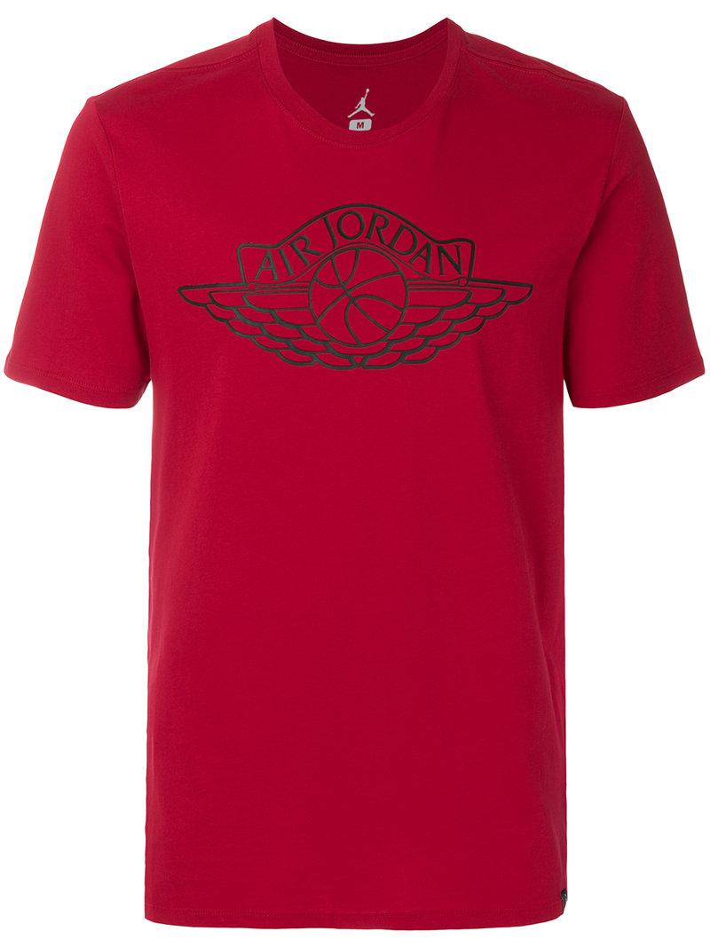 Nike Cotton Jordan Lifestyle Wings T-shirt in Red for Men | Lyst