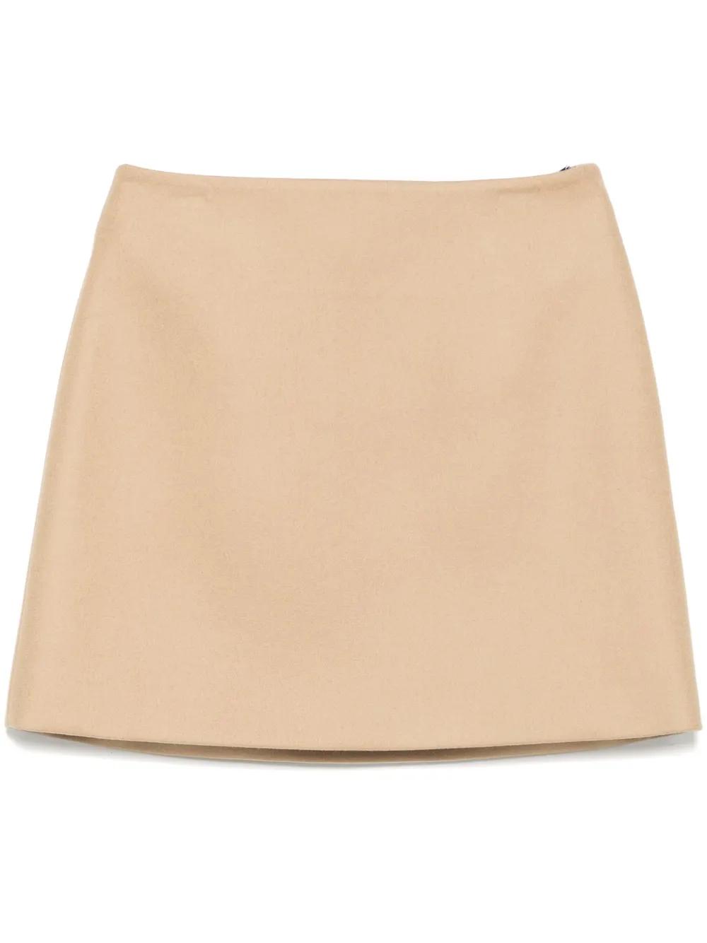 ミニスカート LOW CLASSIC : 25SS / UNBALANCE DRAPE MINI SKIRT (2COLORS) Low Classic Mini skirts for Women | Online Sale up to 60