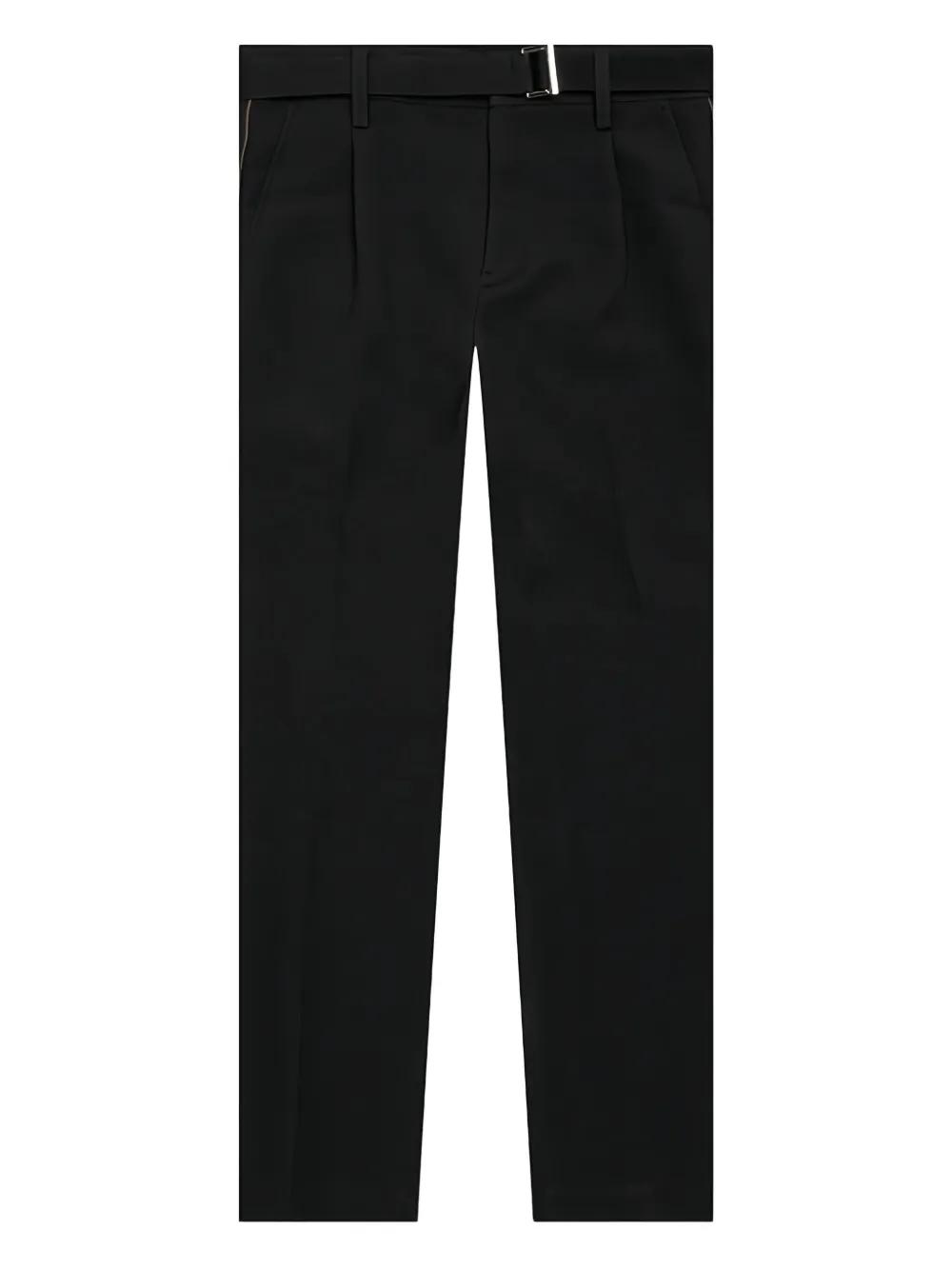 sacai 20aw ベルト付き パンツ　スラックス sacai(サカイ) Suiting Pantsベルテッドパンツ23-02953M 23