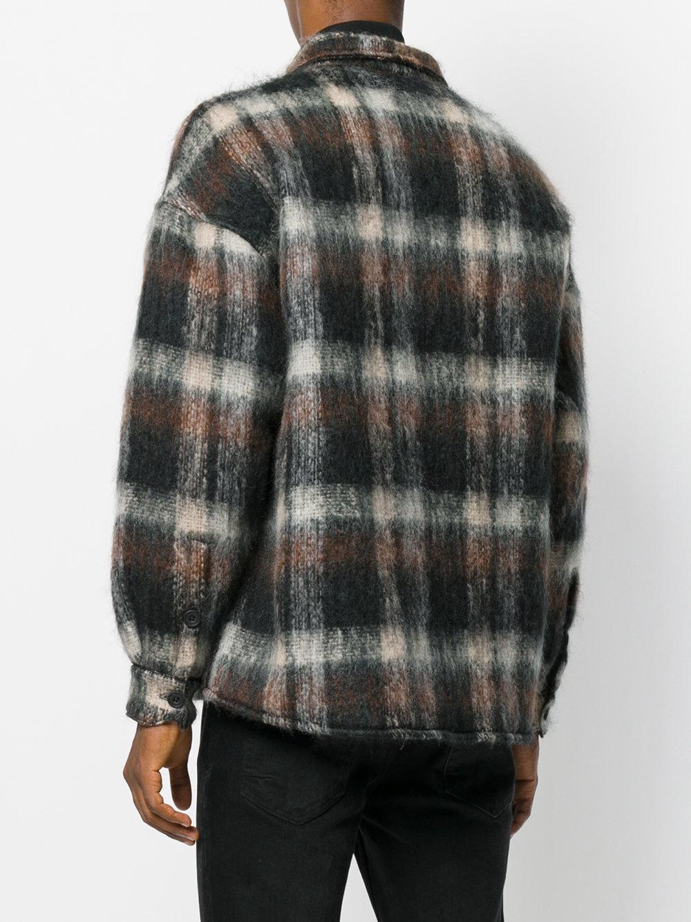 checked shirt jacket mens