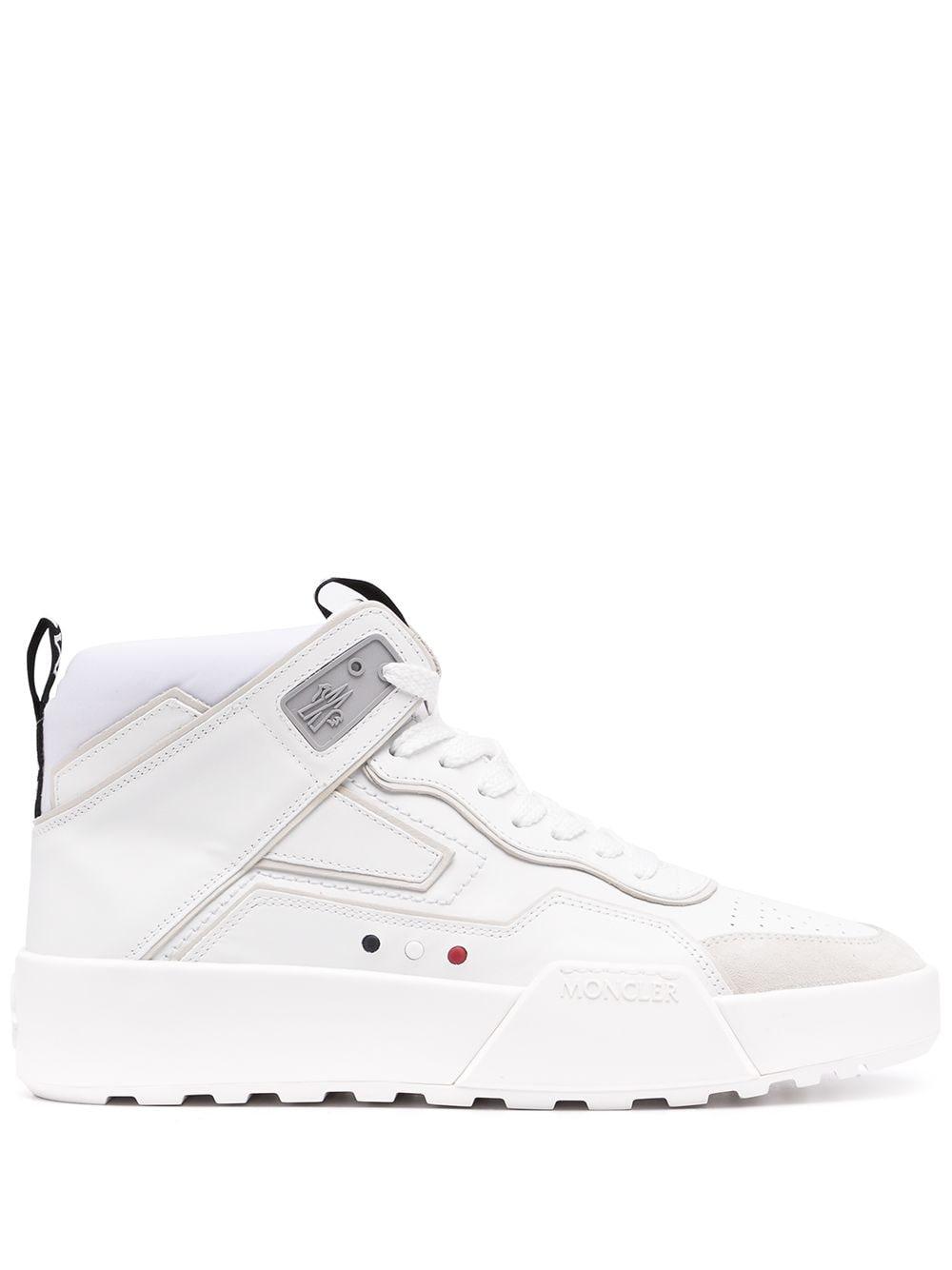 Moncler Promyx Space High Sneakers in White for Men - Lyst