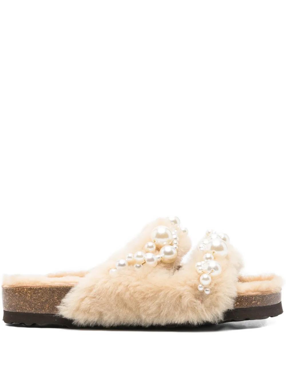 サンダル・ミュール ALAMEDA TURQUESA Embellished Suede Tutti Frutti Slippers MATISSE – Alameda Turquesa