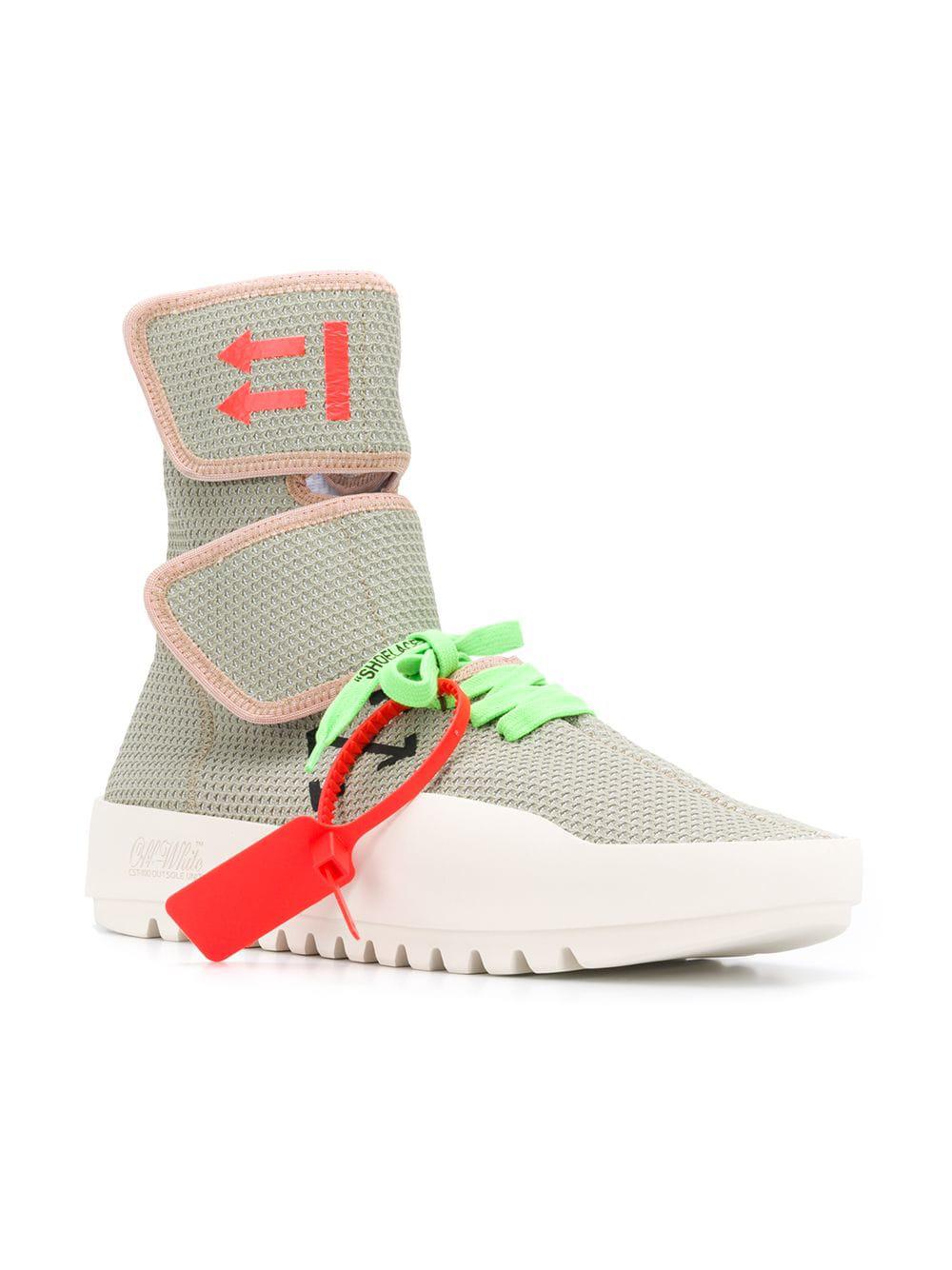 Off-White c/o Virgil Abloh Cst-001 Moto Wrap Sneakers in Gray Green (Green)  for Men - Lyst
