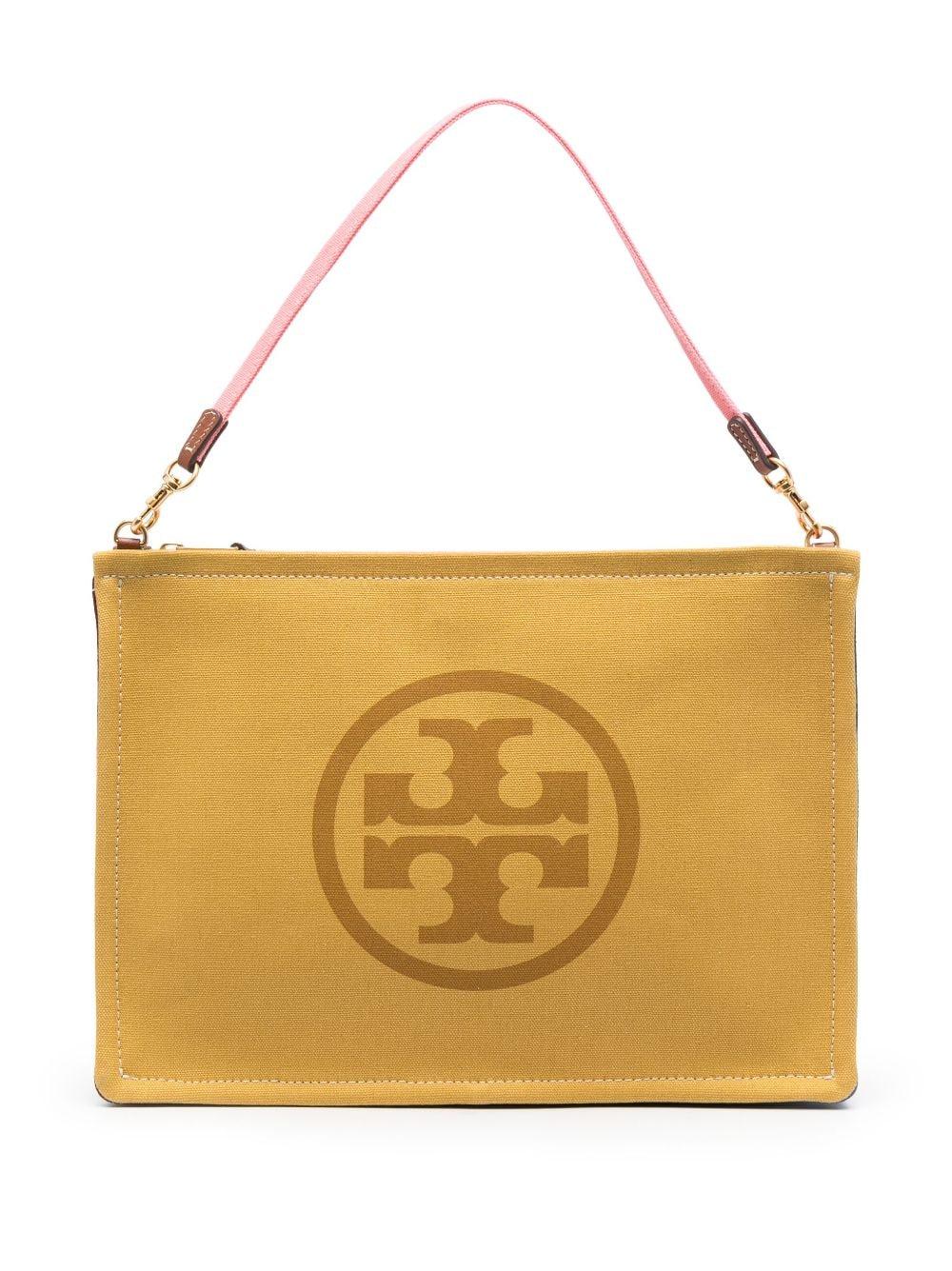 Pouch Ella con design colorblock di Tory Burch in Giallo Lyst