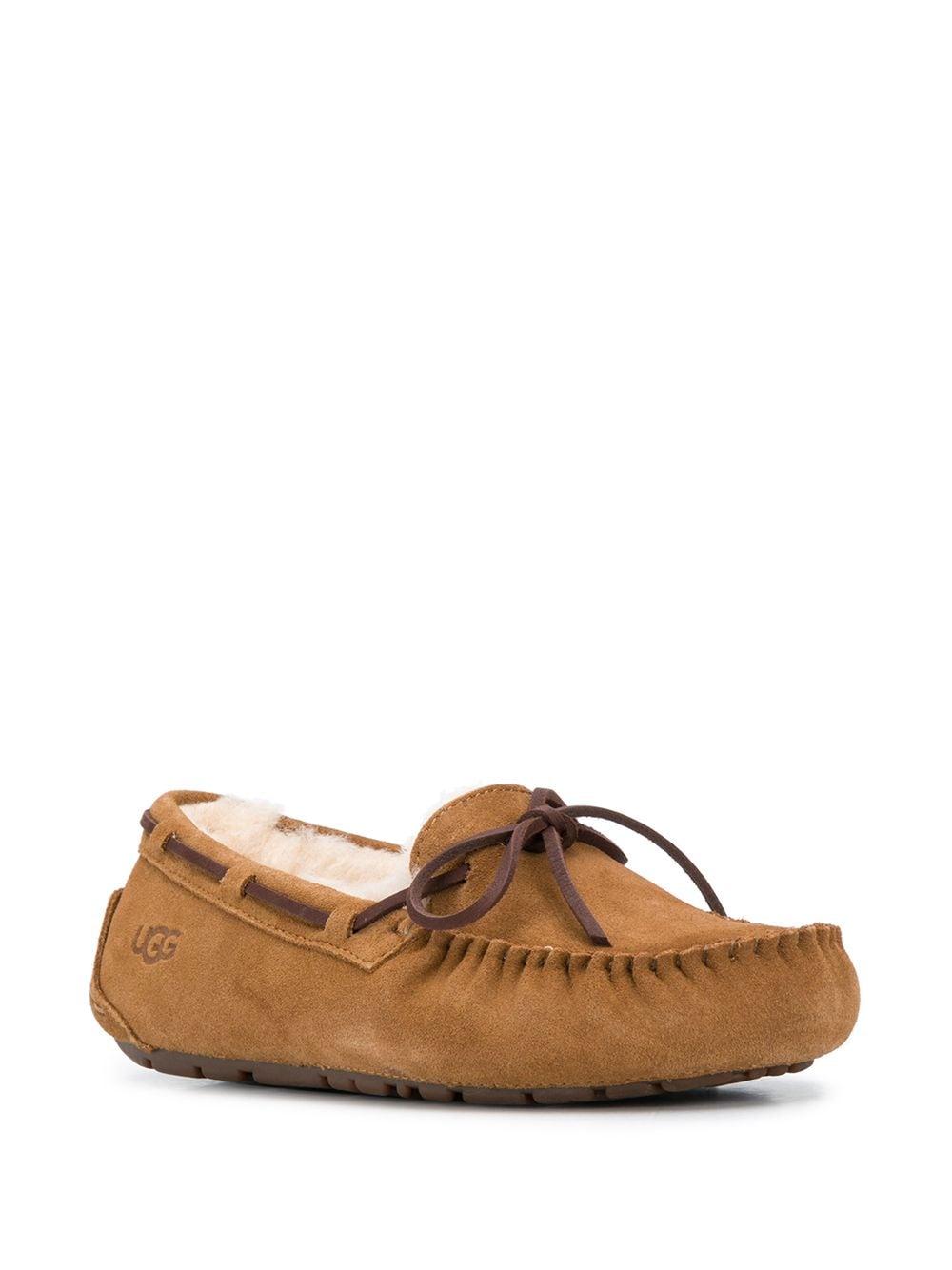 UGG Leather Dakota Loafers in Brown - Lyst