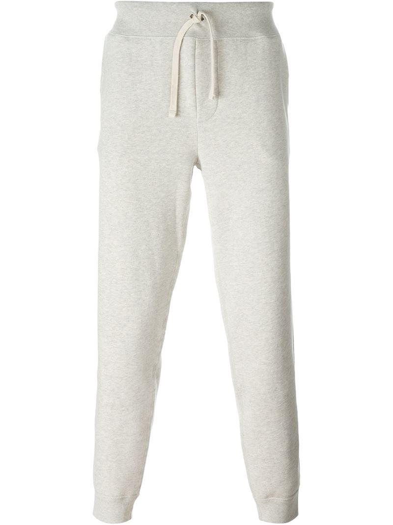 Polo Ralph Lauren Cuffed Sweatpants in Gray for Men - Lyst