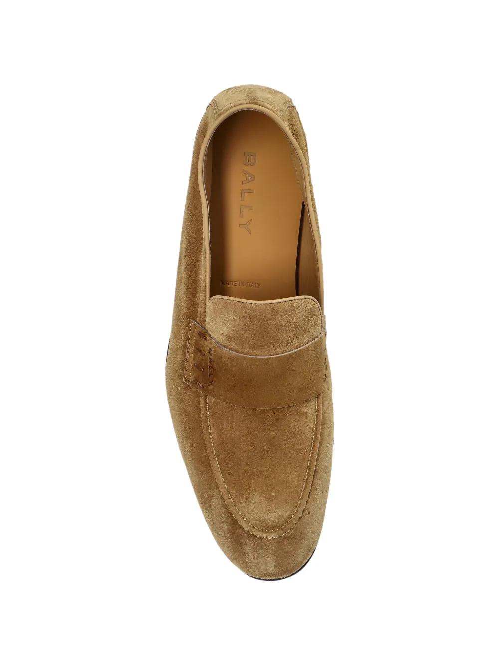 Bally Tan and Brown suede slip on Loafers Bally Tan Nabry Loafers Bally main image 2