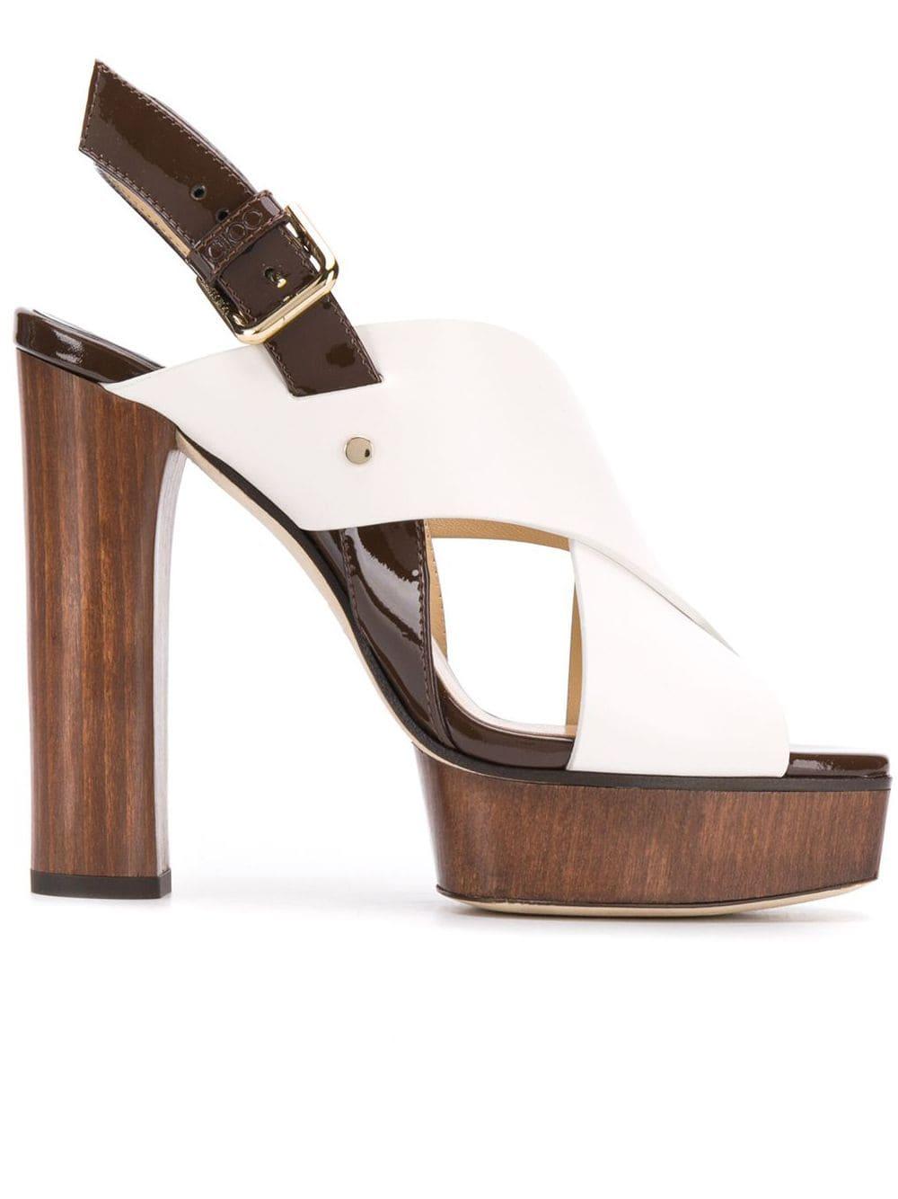 jimmy choo white flat sandals