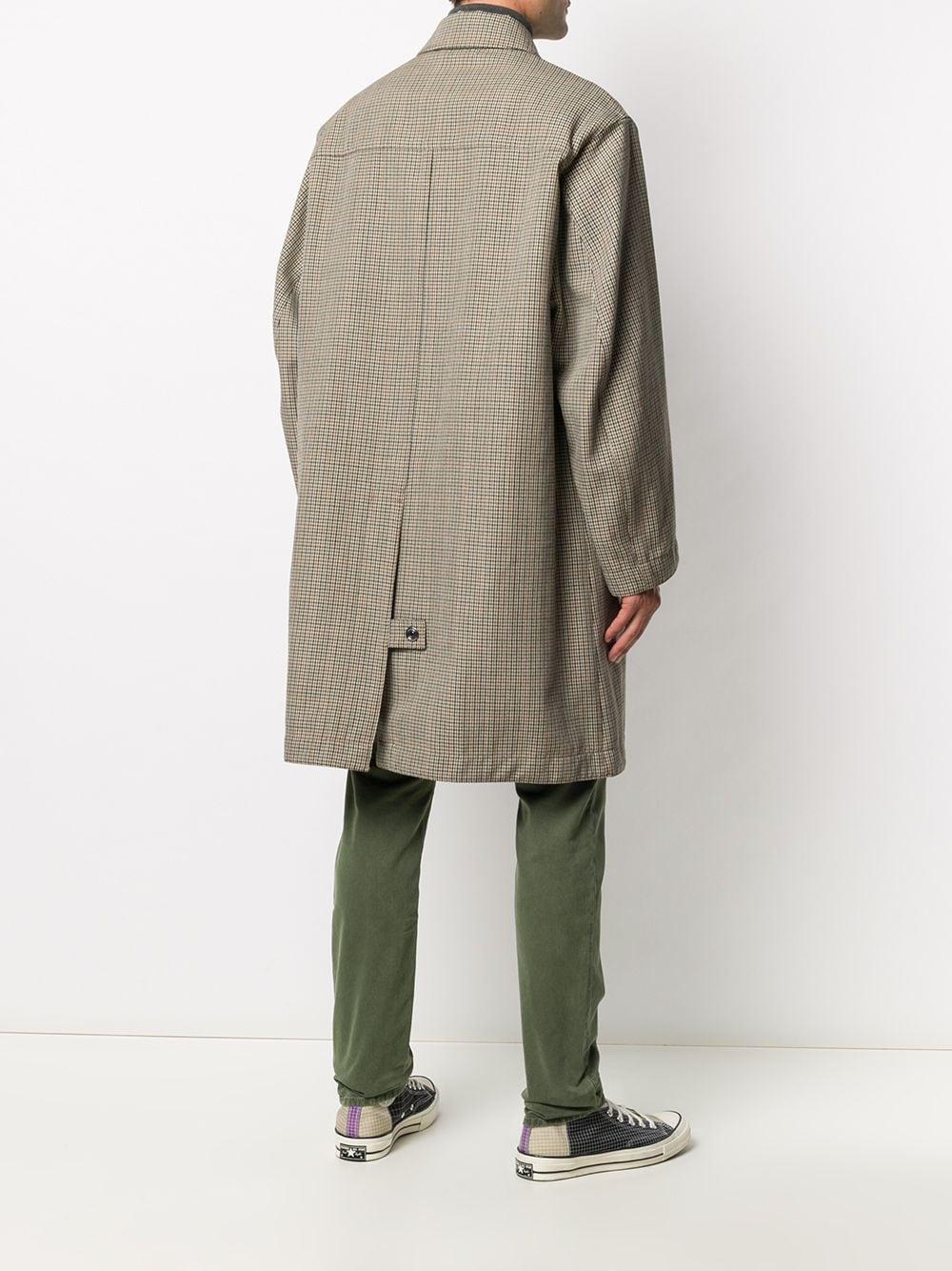Mackintosh Wool Check Single-breasted Coat for Men - Lyst