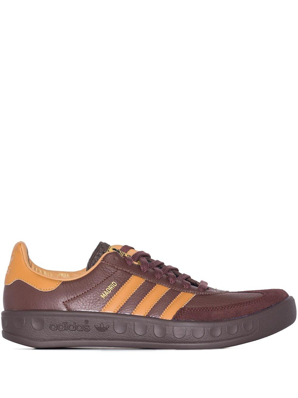 adidas Madrid Leather Sneakers in Brown for Men | Lyst