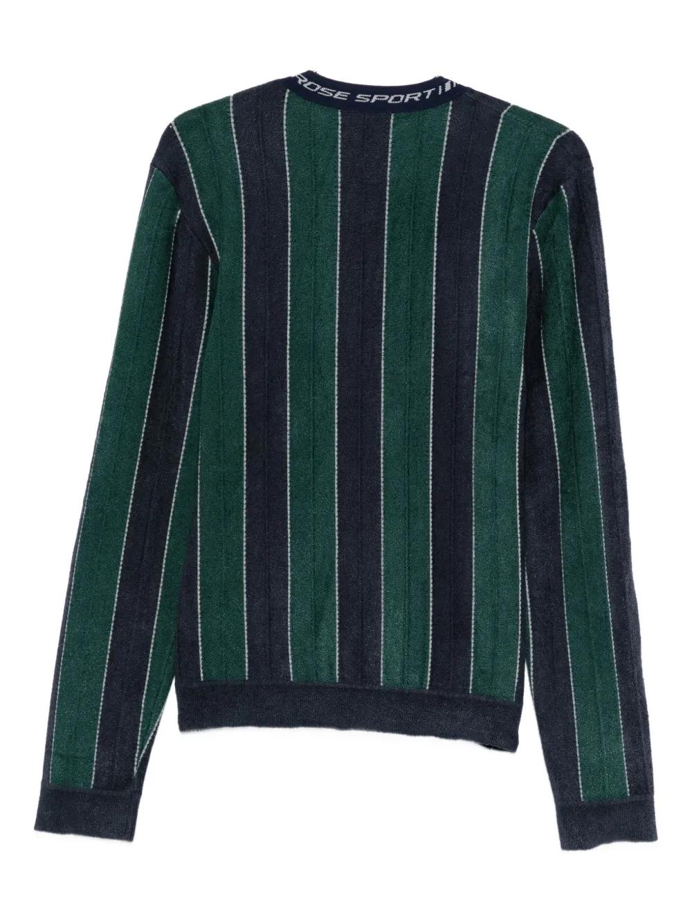 Martine Rose Sporty Logo Sweatshirt in Green for Men | Lyst