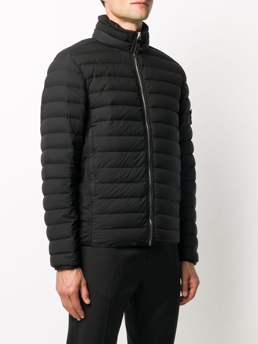 Stone Island Compass Badge Puffer Jacket in Black for Men - Lyst