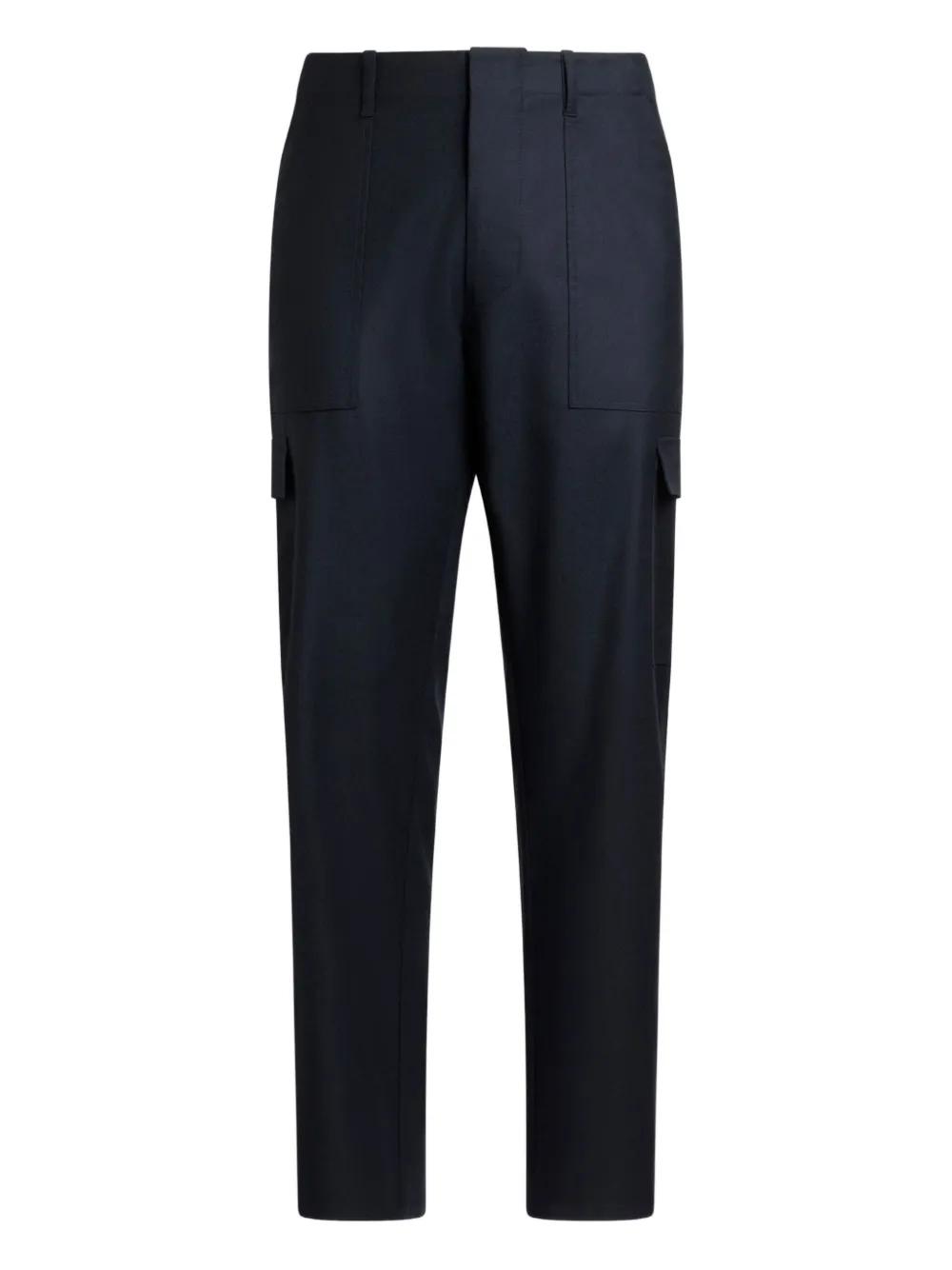 【送料&関税込】Etro Viscose Pants Etro Flower print black viscose trousers - Black | 1512844551