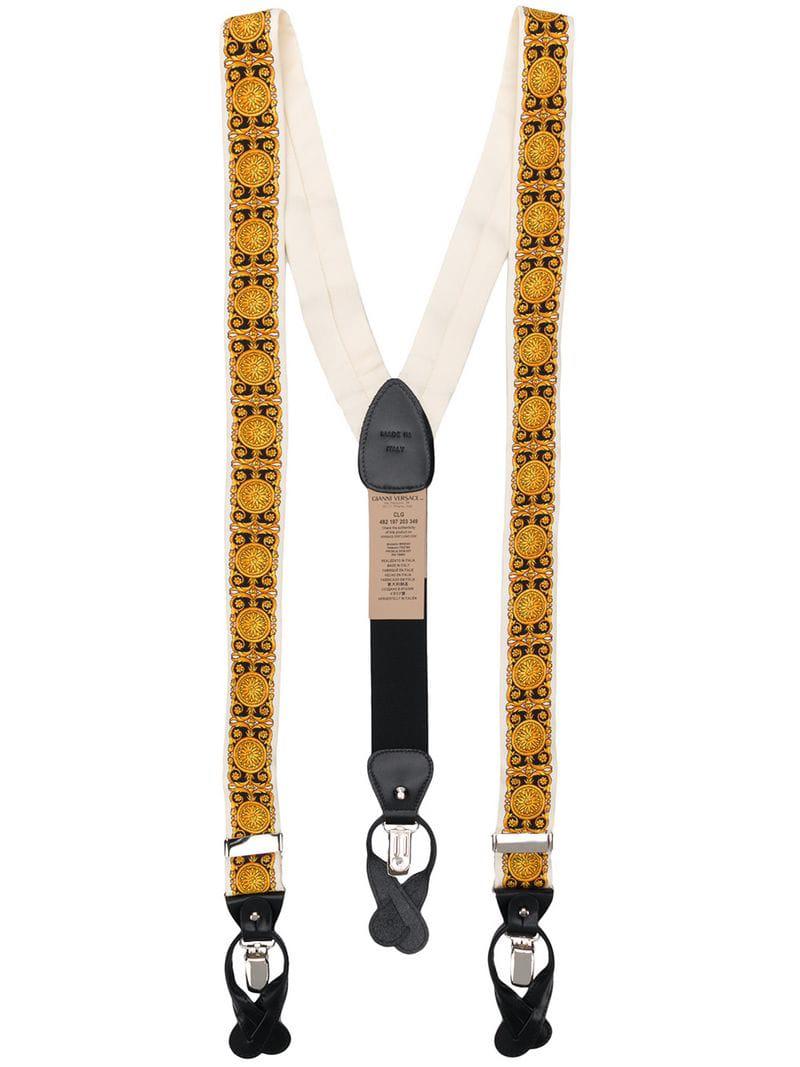 Versace Baroque Suspenders for Men Lyst