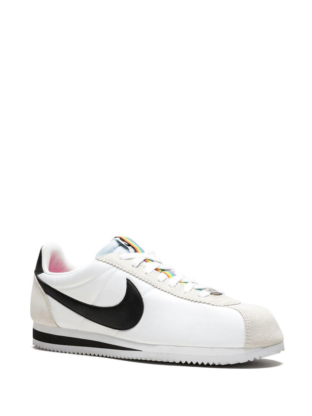 white cortez shoes