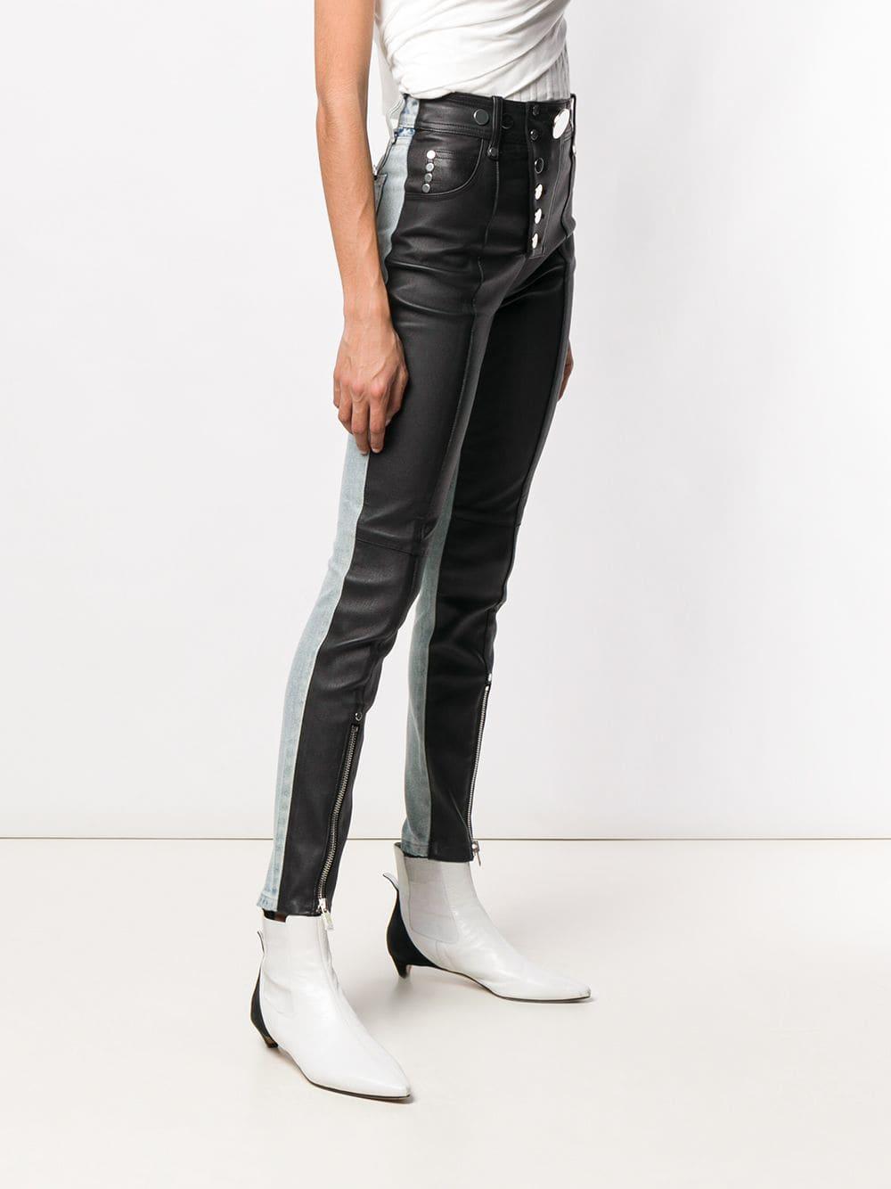 Alexander Wang alexanderwang.t Stretch Leather Pants with Ruching