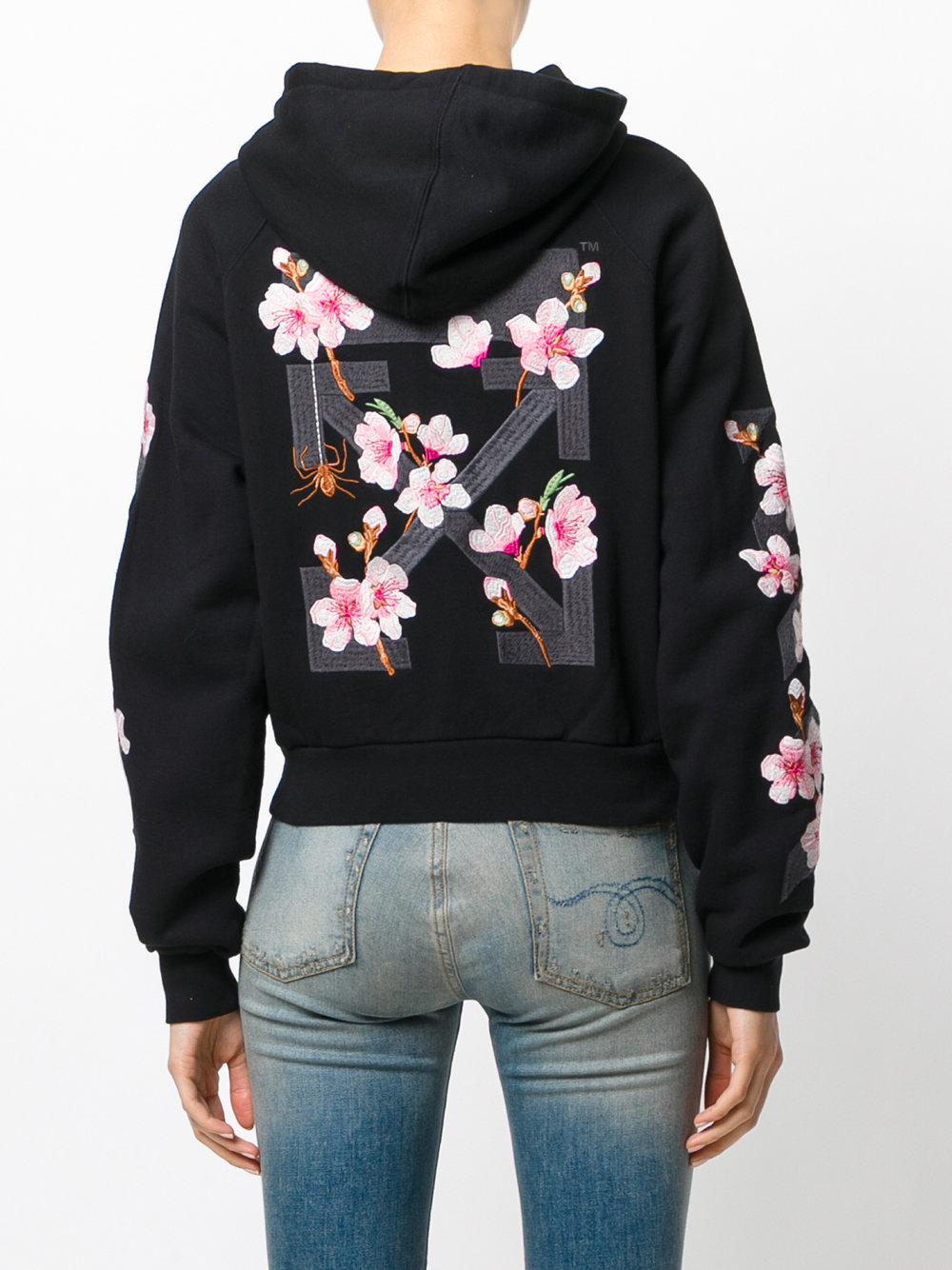 Off-White c/o Virgil Abloh Cotton Global Warming Blossom Hoodie in ...