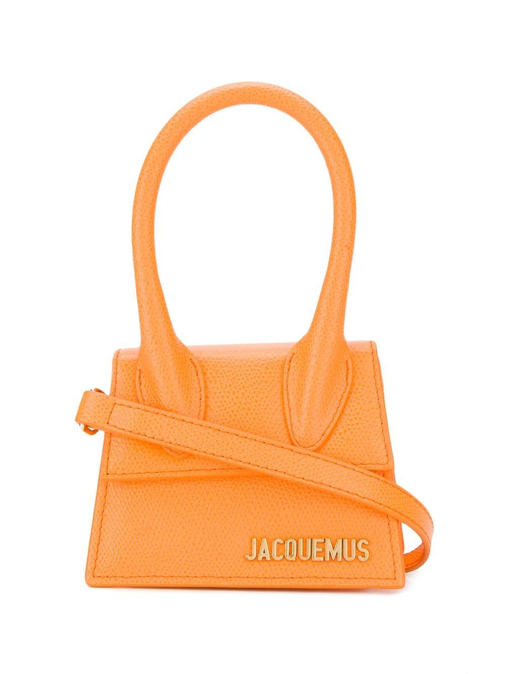 jacquemus orange mini bag