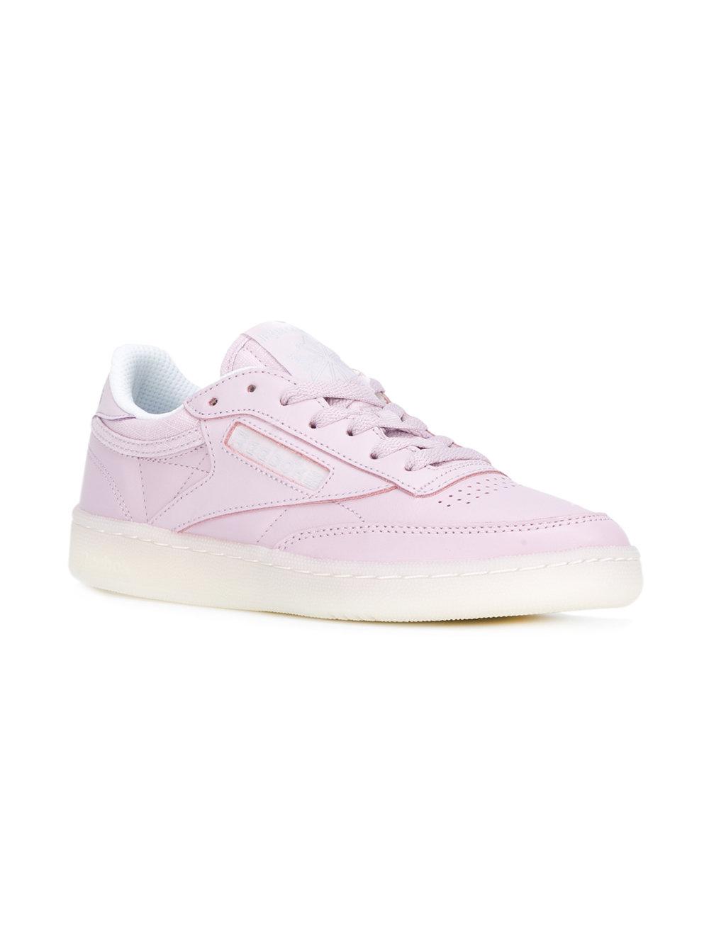 pink reebok club c 85