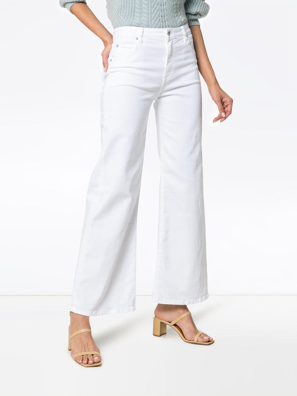 Eve Denim Synthetic Charlotte Wide Leg Culotte Jeans in White - Save 43 ...