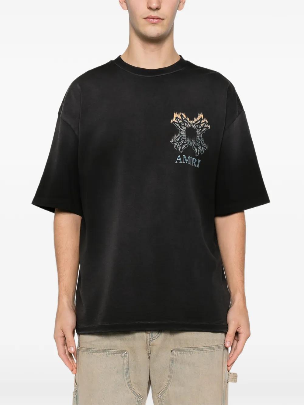 Amiri Ma Quad Flames T-Shirt in Black for Men | Lyst