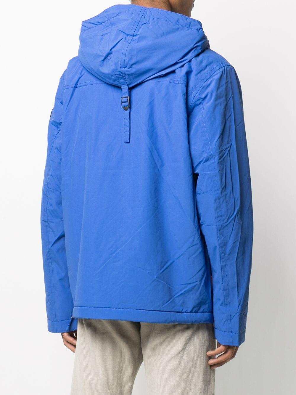 Napapijri Synthetic Norway Hooded Jacket in Blue for Men | Lyst