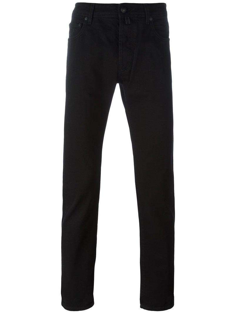 Jacob Cohen Denim '688 Comfort' Jeans in Black for Men - Lyst