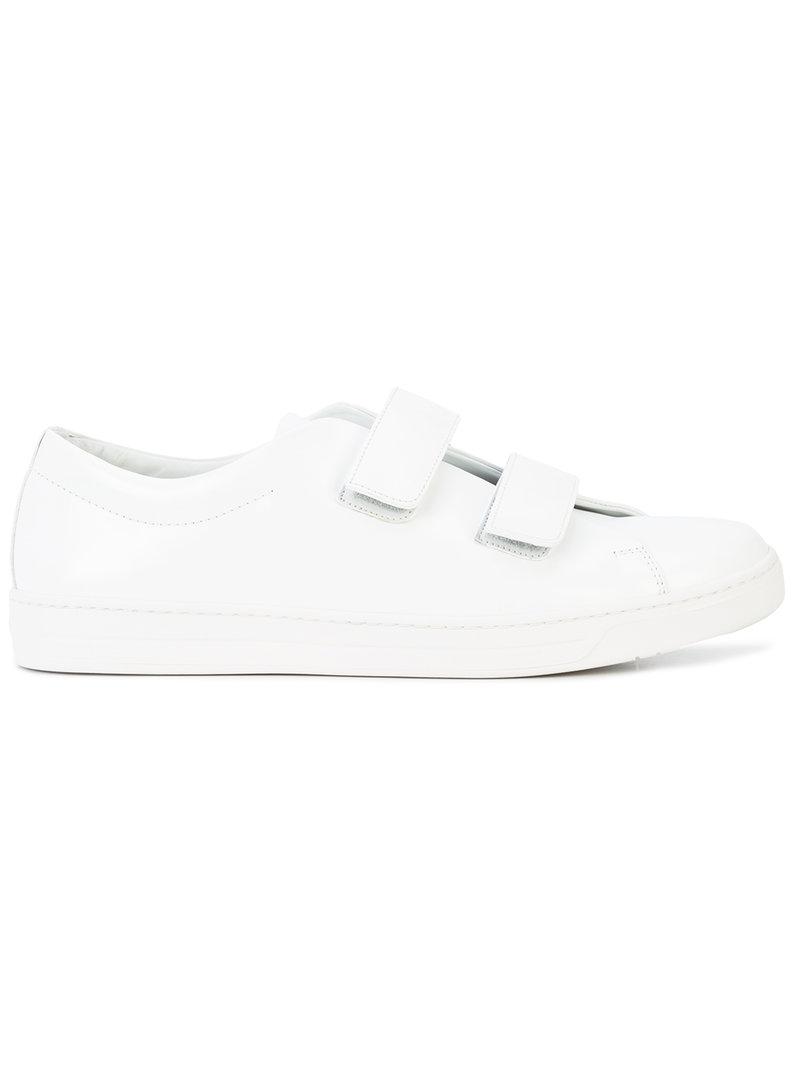 prada touch strap fastening sneakers