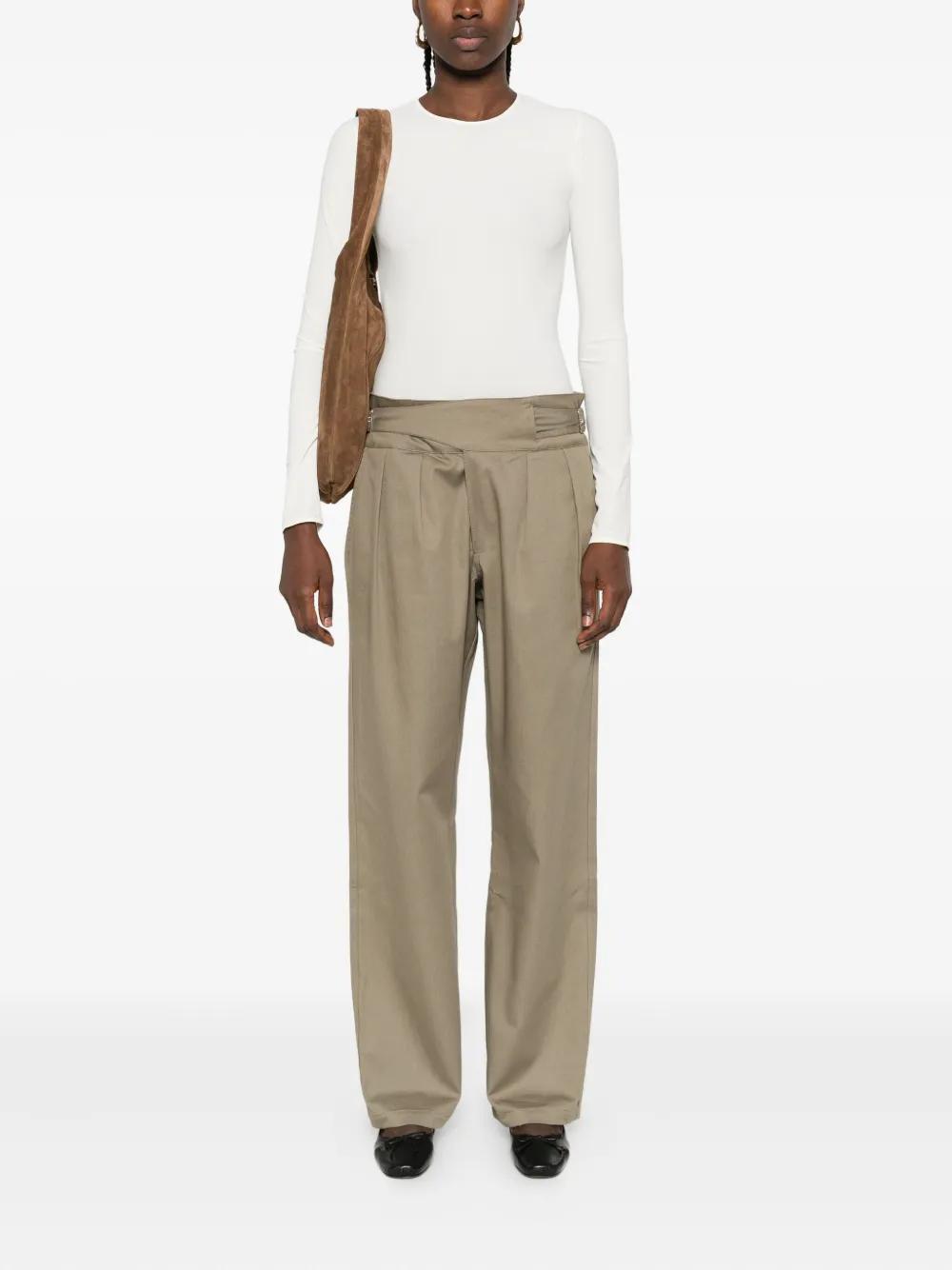 パンツ gimaguas Bronze stretch polyester Olimpia pant Gimaguas Bronze Stretch Polyester Olimpia Pant | italist