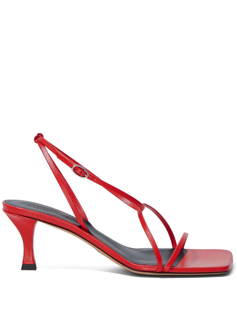 Proenza Schouler Square Flat Strappy 60mm Sandals in Pink Lyst UK