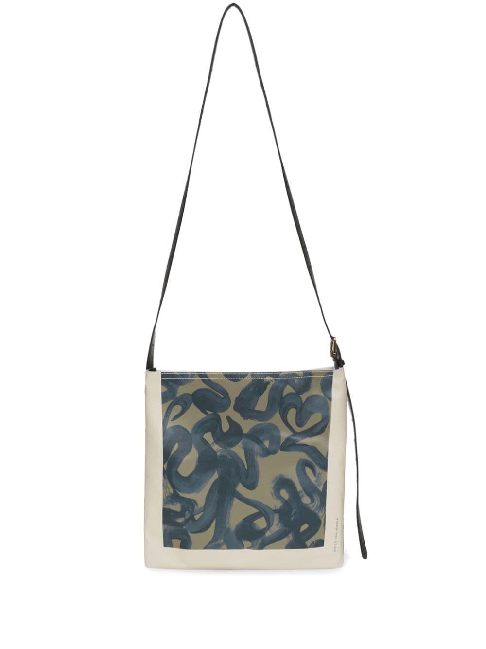 Dries Van Noten かわゆ アブストラクト パターン トートバッグ 24SS