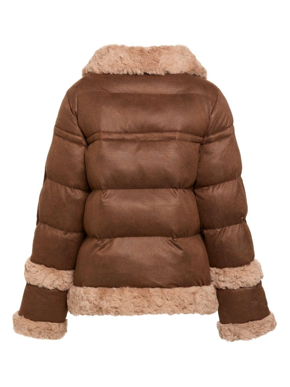 Unreal fur bubble coat cheap