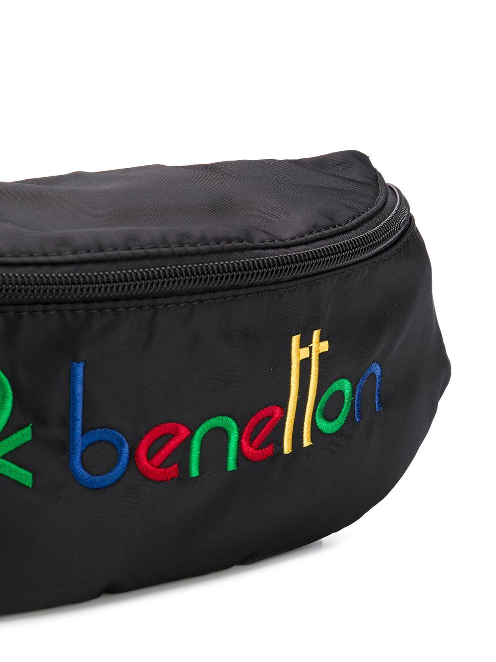 Sac banane à logo brodé Benetton pour homme en coloris Noir | Lyst