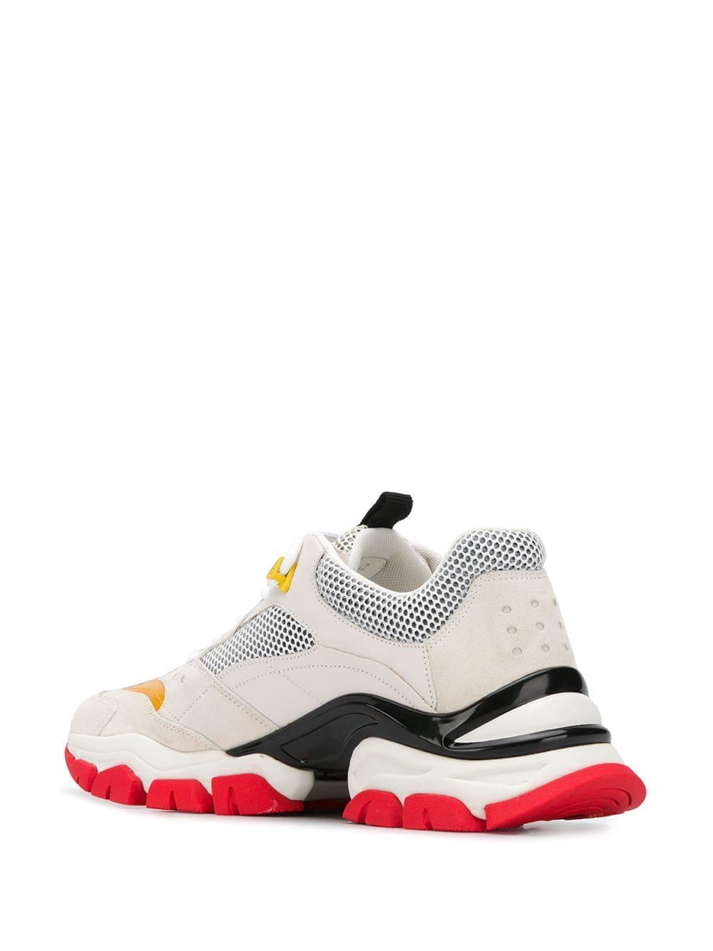 Moncler Leather Leave No Trace Sneakers in White for Men - Lyst