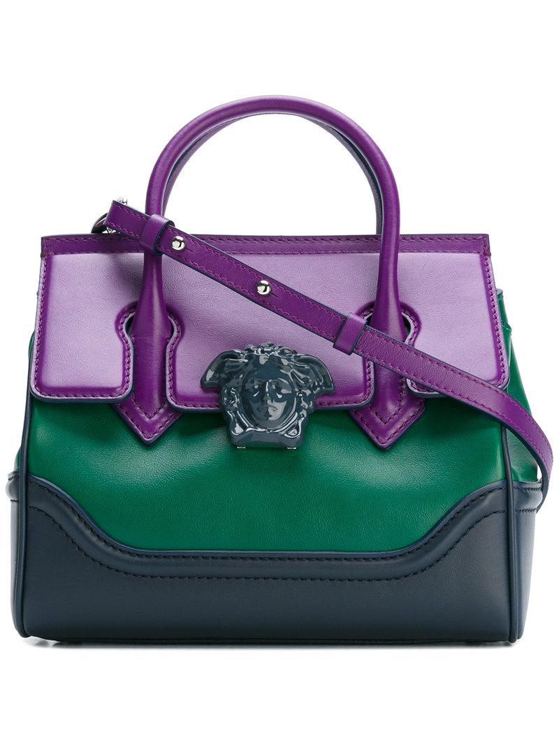 Versace Palazzo Empire Shoulder Bag in Green | Lyst