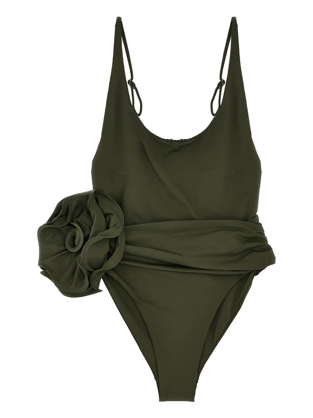 Magda Butrym 'Swimsuit 02' One-Piece Swimsuit in Green | Lyst