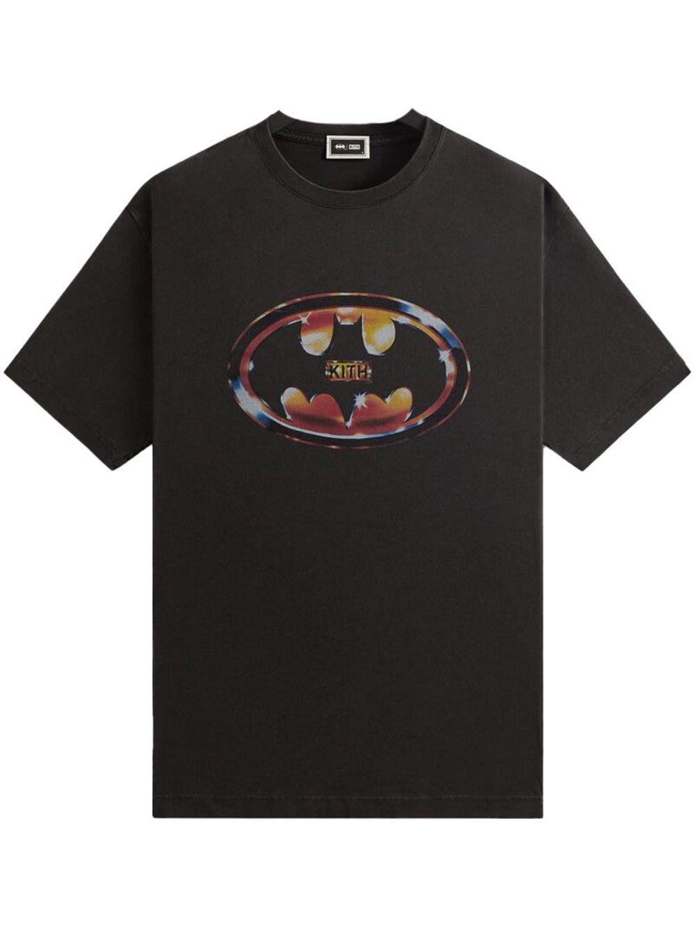 Kith X Batman Logo Print T Shirt in Black for Men Lyst