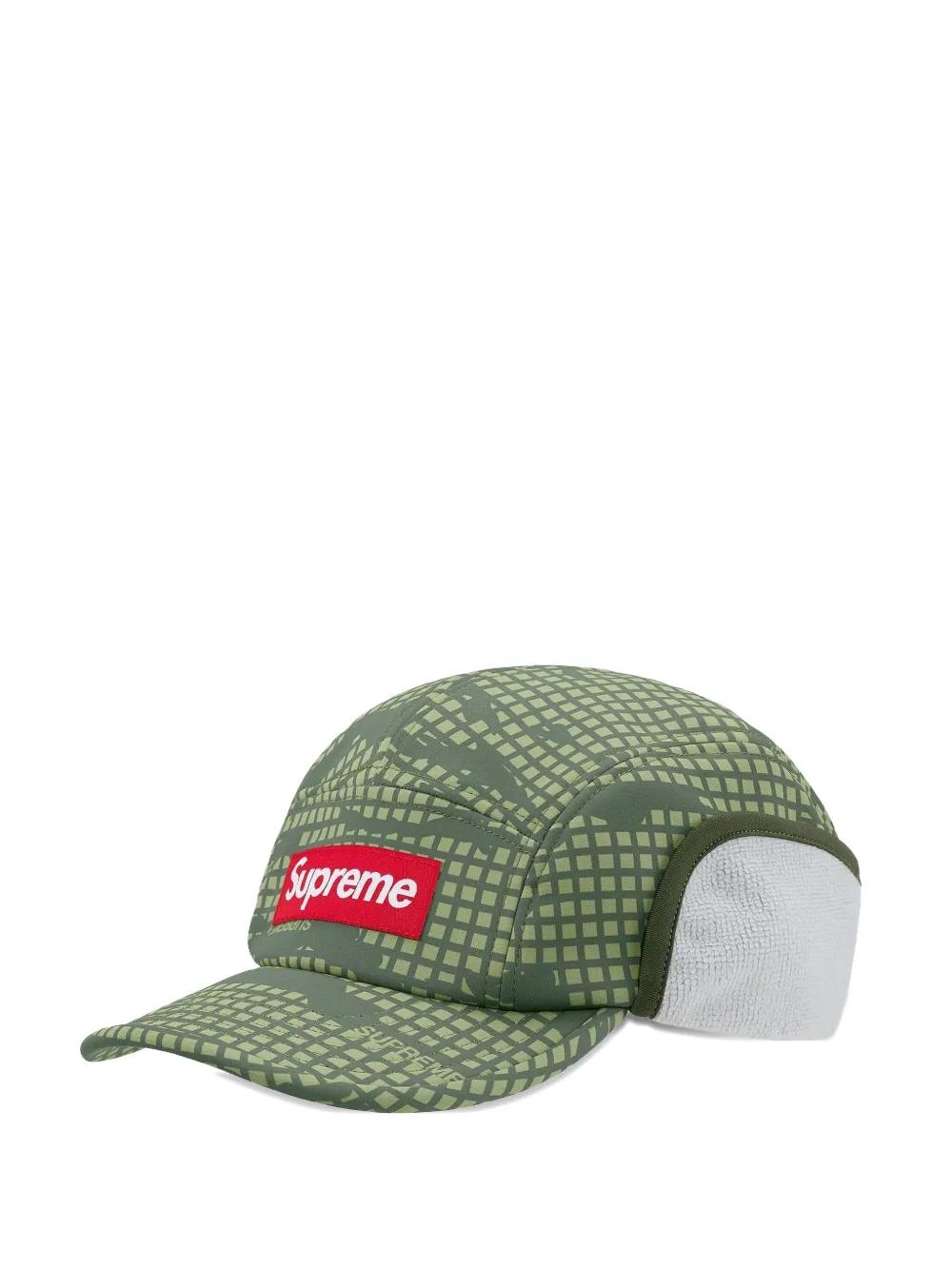 Supreme Grid Camo Camp Cap 14SS 美品 Supreme Grid Camo Camp Cap ブラック 14ss