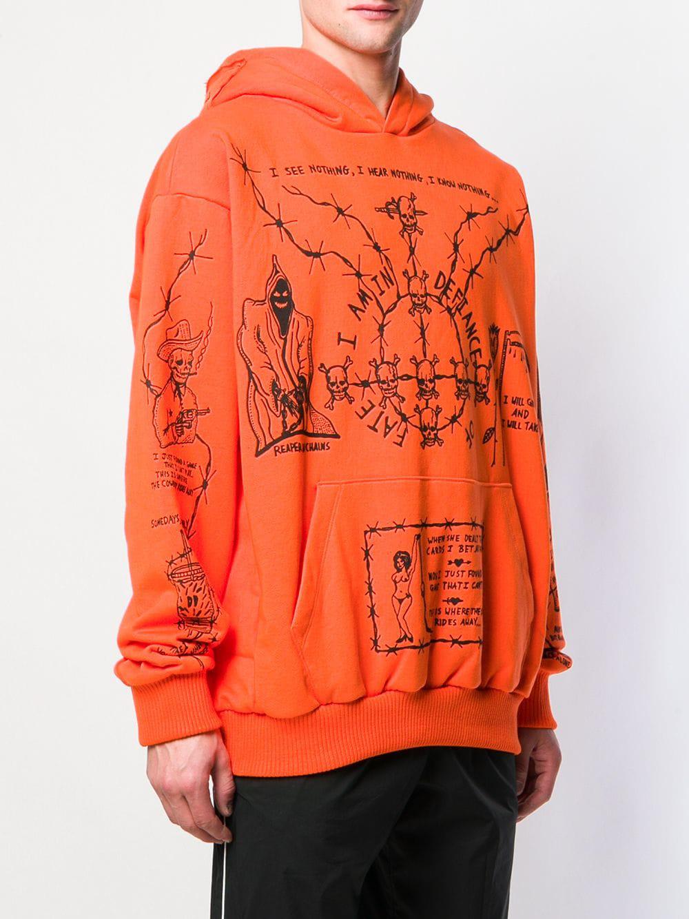 Orange Sabata Hoodie Sale Online www.pugliablu 1703587706