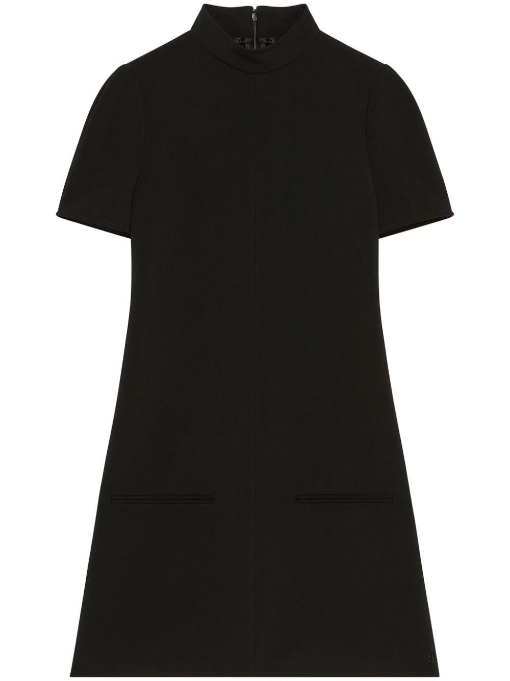 Courreges レディース ブラック Heritage ミニドレス ワンピース
