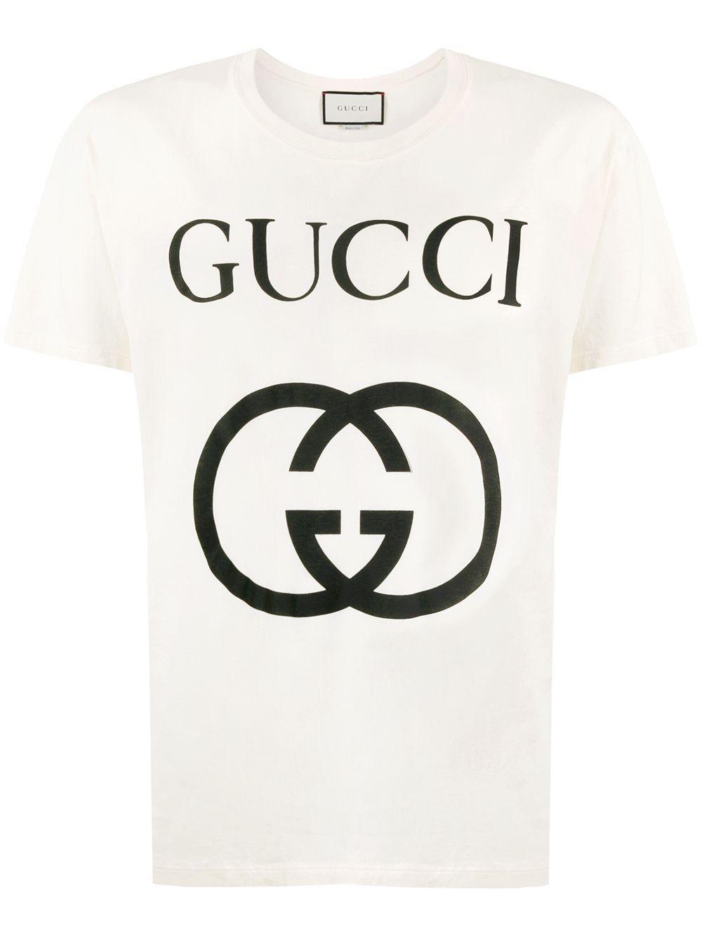 gucci logo on shirt
