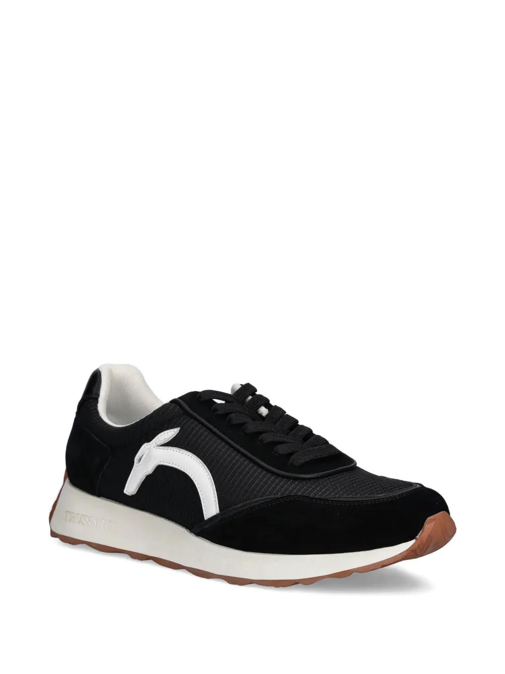 NWT Trussardi Ector Low-Top Sneaker White/Black Size 41 Trussardi ECTOR Sneaker Low Sport Schuhe Herrenschuhe  main image 2