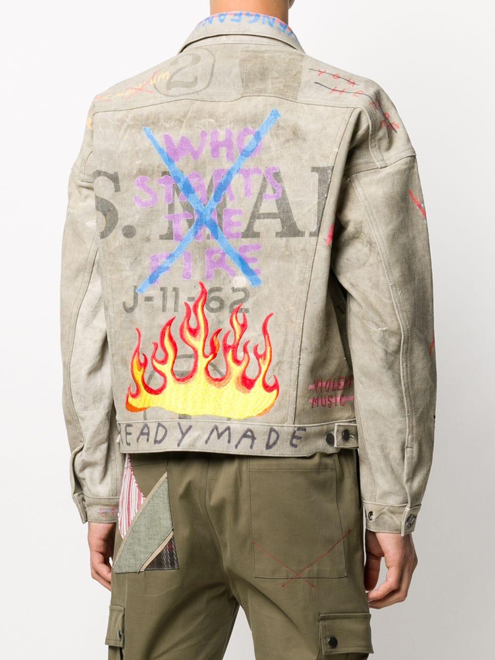 READYMADE Embroidered Denim Jacket for 