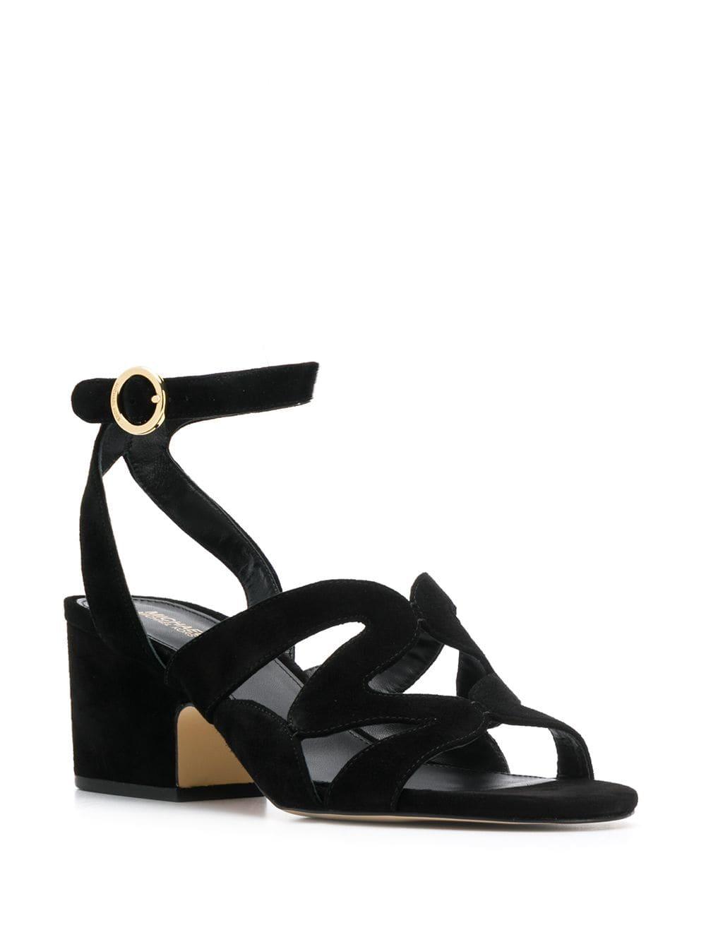 michael kors block heel shoes